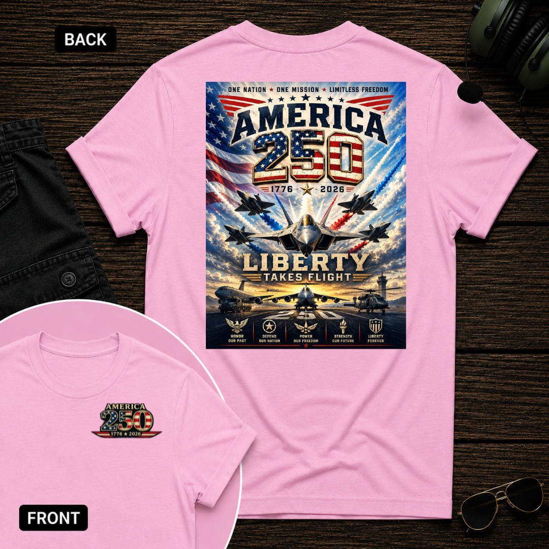Liberty Takes Flight SS 2 Sided T-shirt