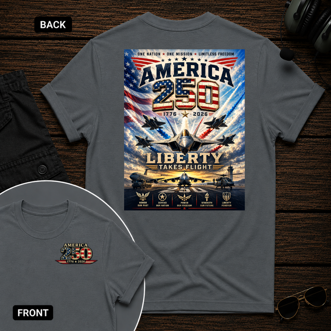 Liberty Takes Flight SS 2 Sided T-shirt
