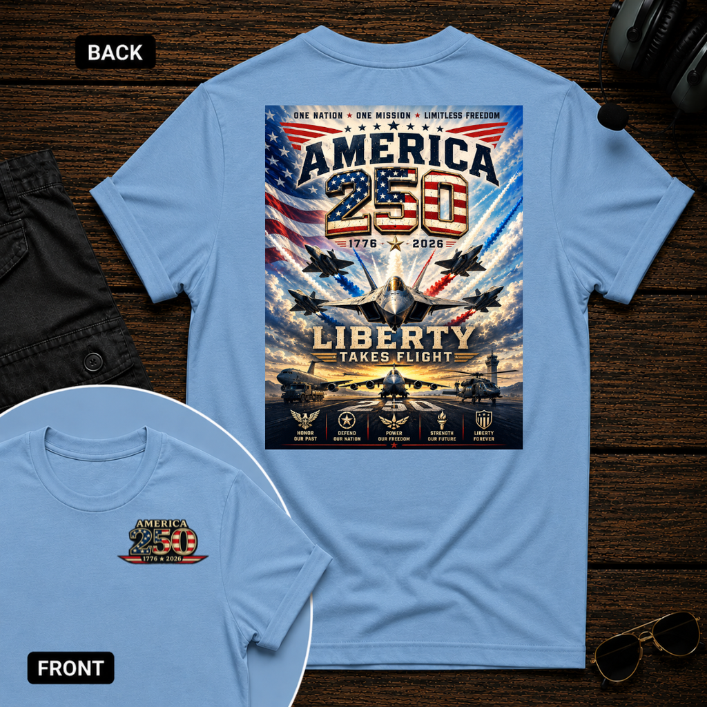 Liberty Takes Flight SS 2 Sided T-shirt
