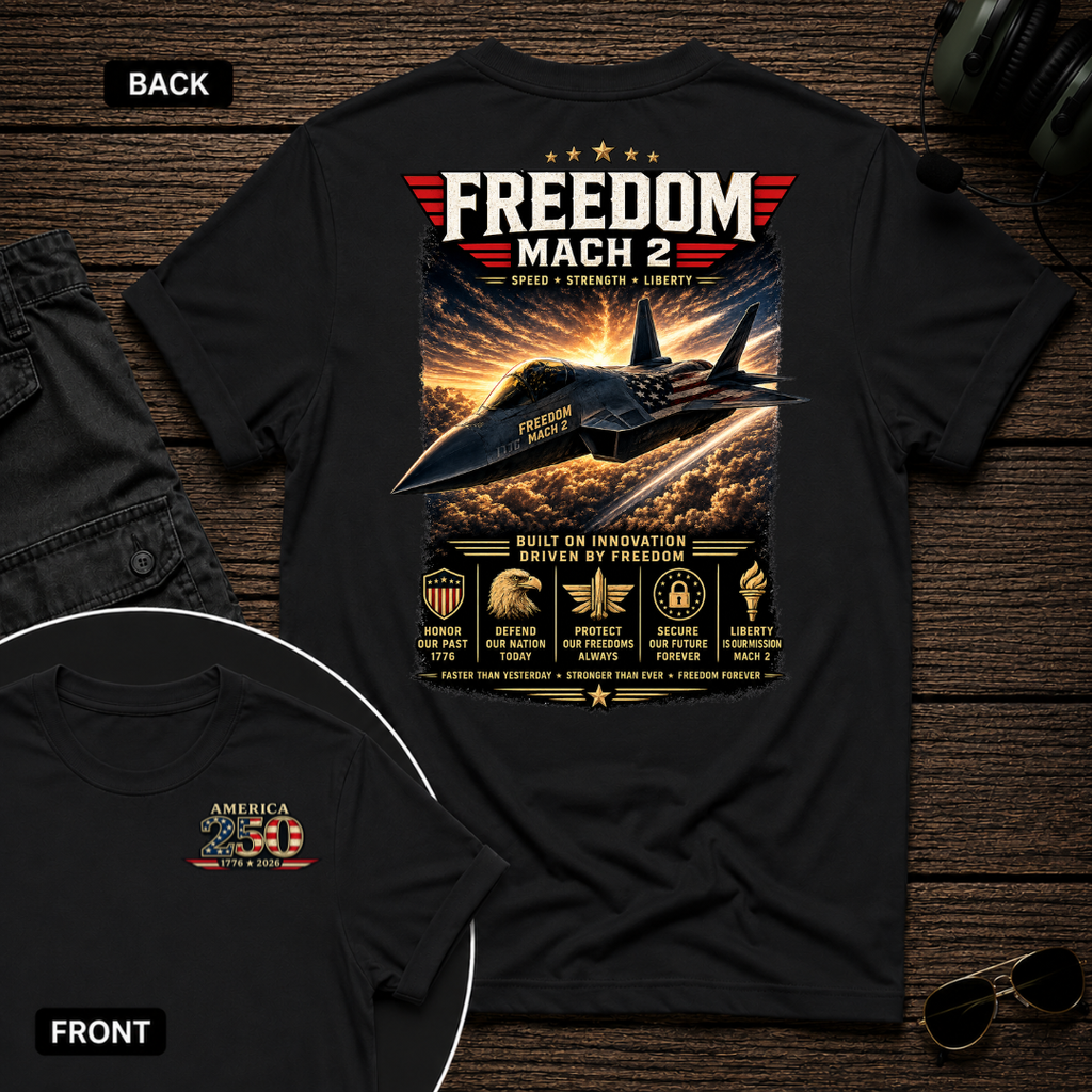 Freedom Mach 2 SS 2 Sided T-shirt