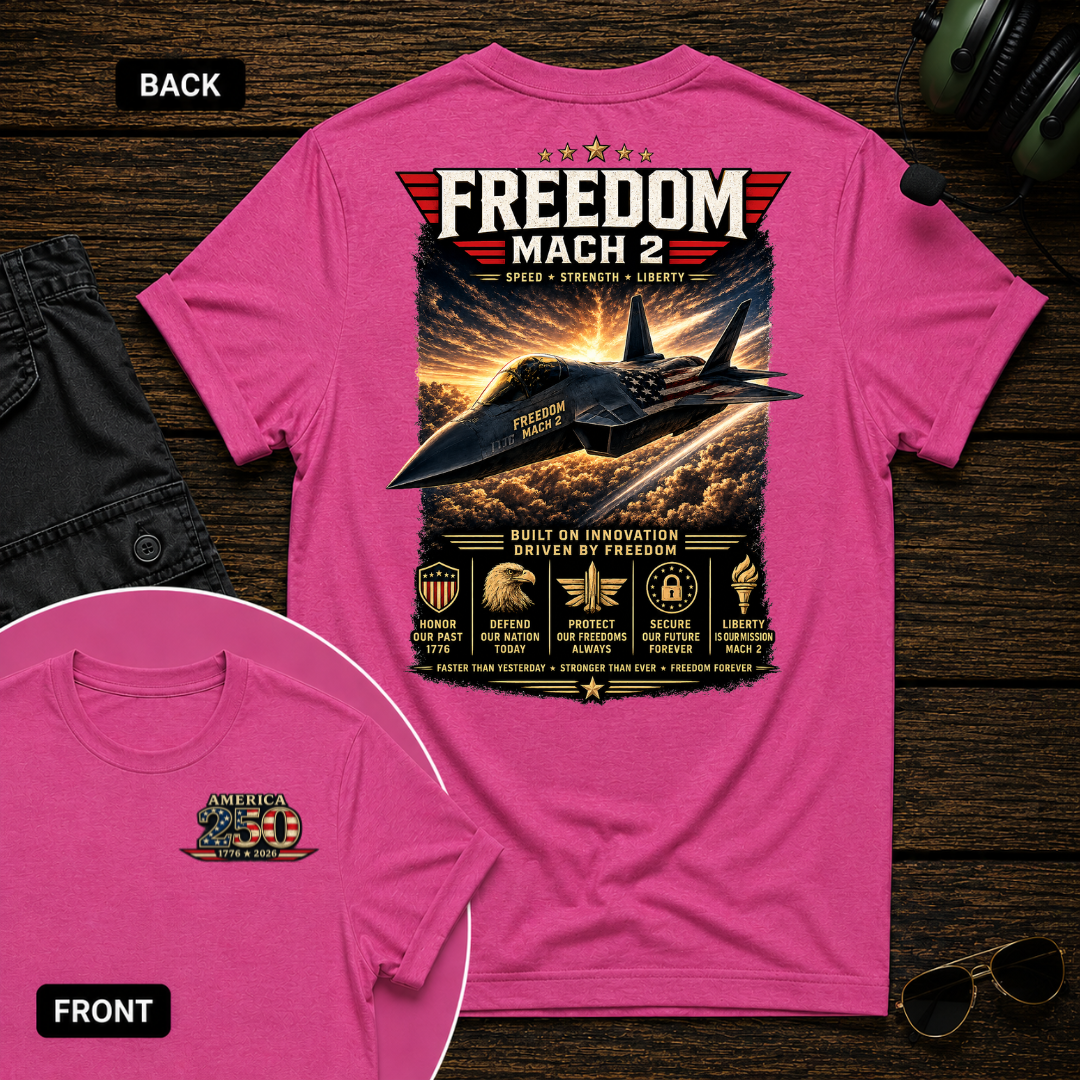 Freedom Mach 2 SS 2 Sided T-shirt