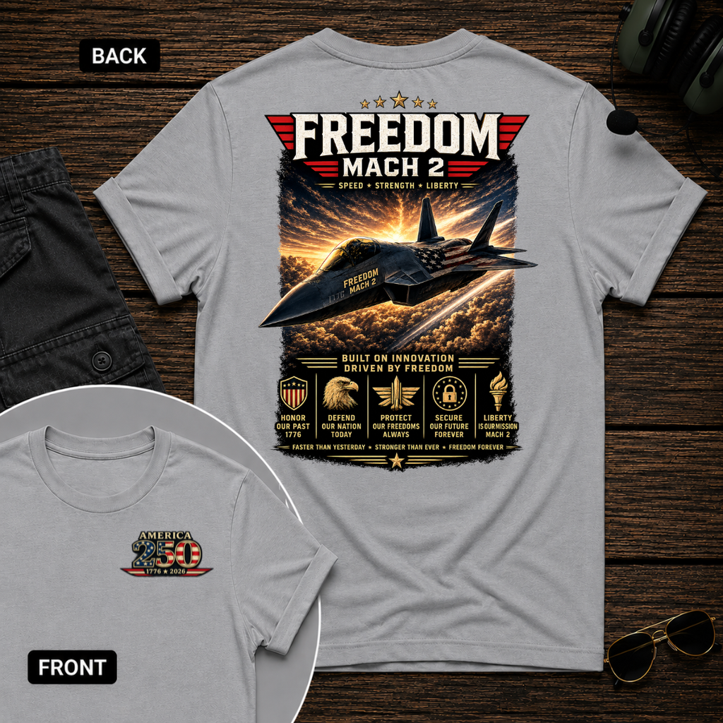 Freedom Mach 2 SS 2 Sided T-shirt