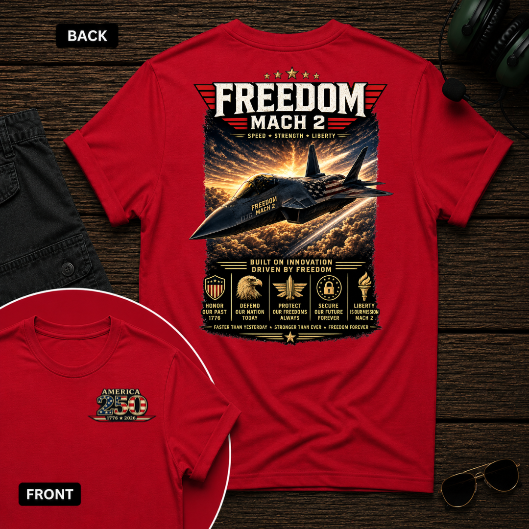 Freedom Mach 2 SS 2 Sided T-shirt