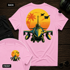 F-16 Tropic Sunset SS 2 Sided T-shirt