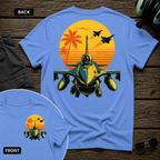 F-16 Tropic Sunset SS 2 Sided T-shirt