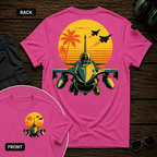 F-16 Tropic Sunset SS 2 Sided T-shirt