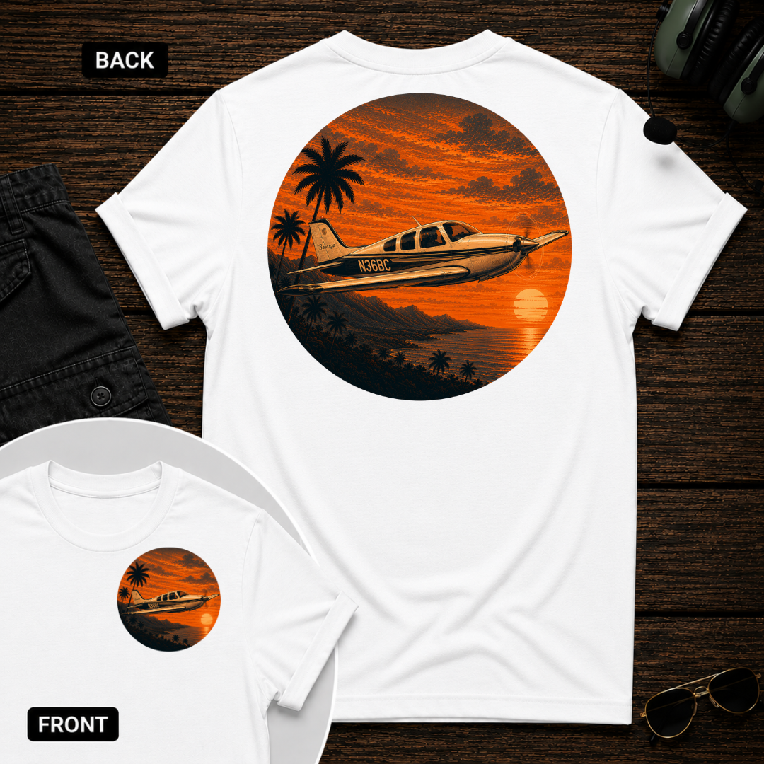 Bonanza Tropic Sunset SS 2 Sided T-shirt