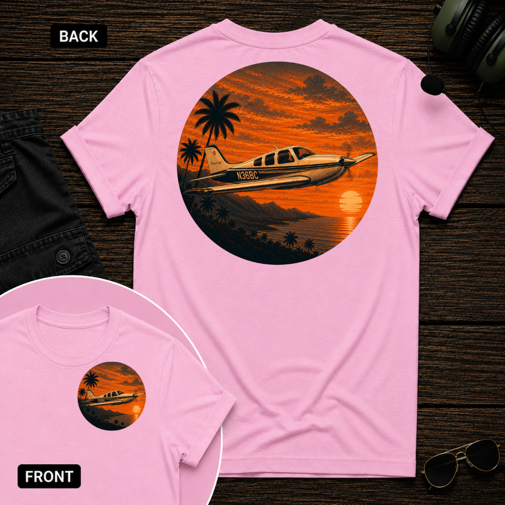 Bonanza Tropic Sunset SS 2 Sided T-shirt