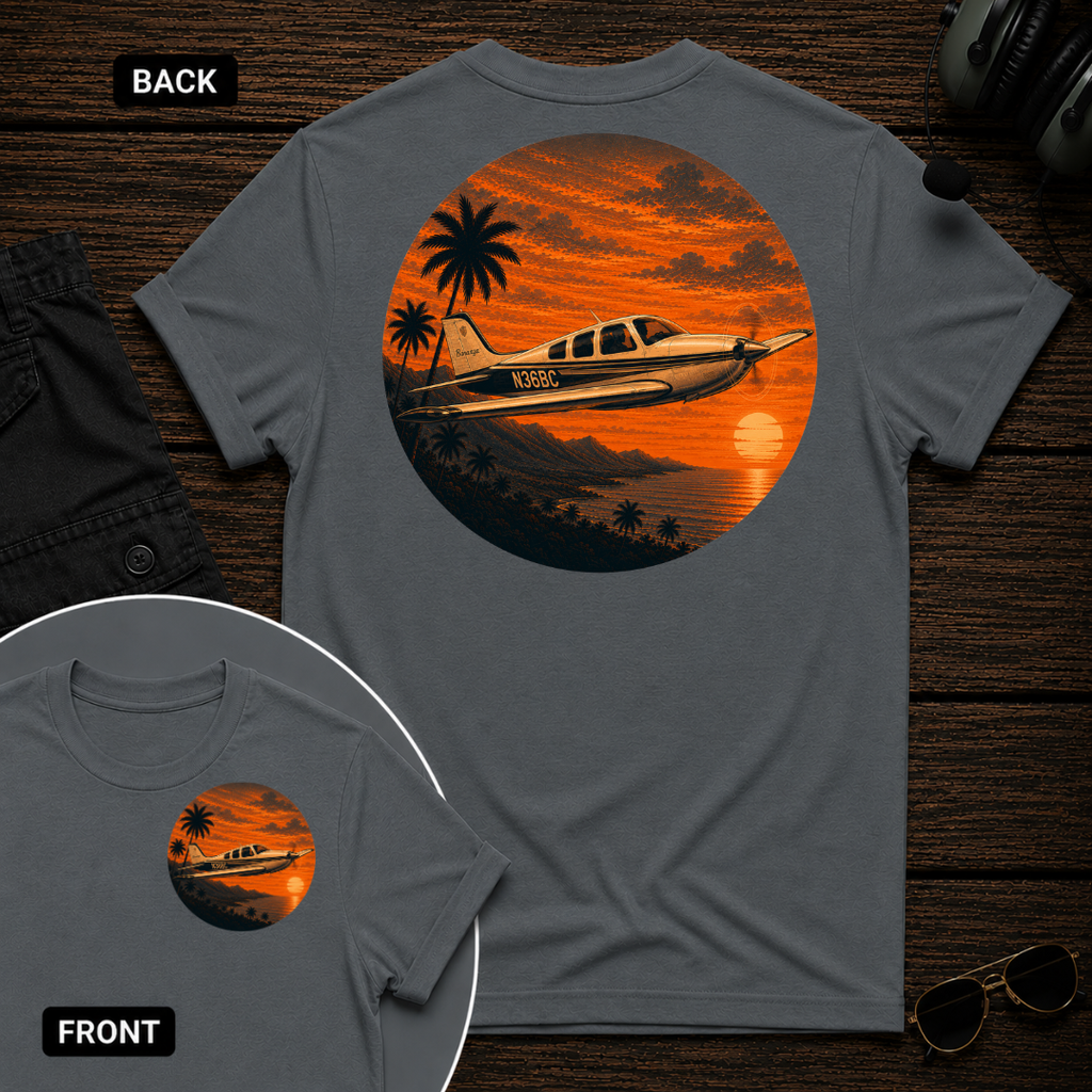 Bonanza Tropic Sunset SS 2 Sided T-shirt