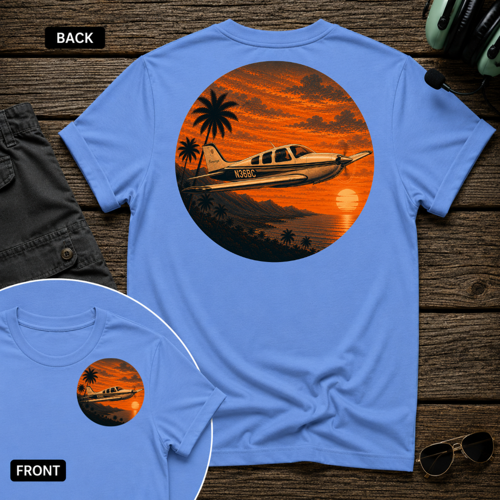 Bonanza Tropic Sunset SS 2 Sided T-shirt
