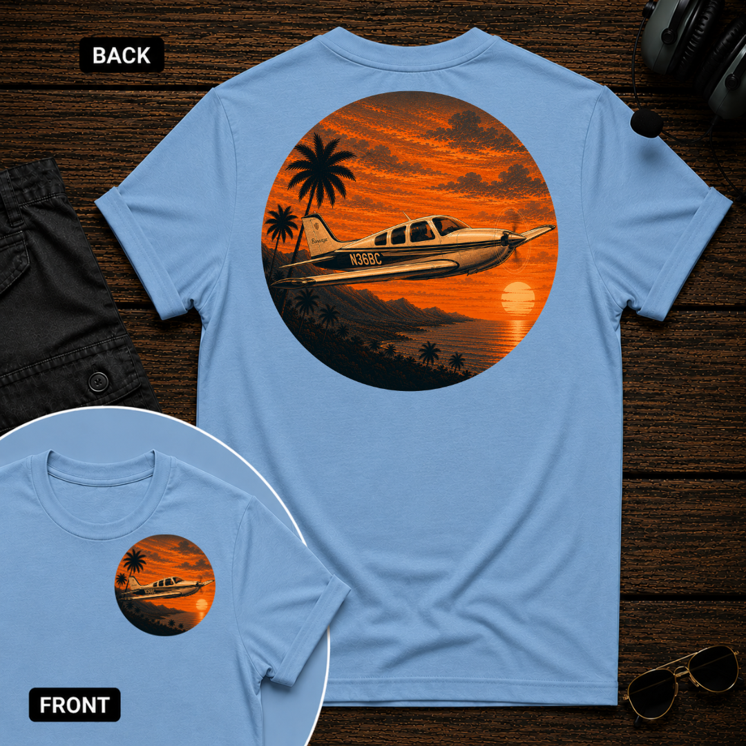Bonanza Tropic Sunset SS 2 Sided T-shirt