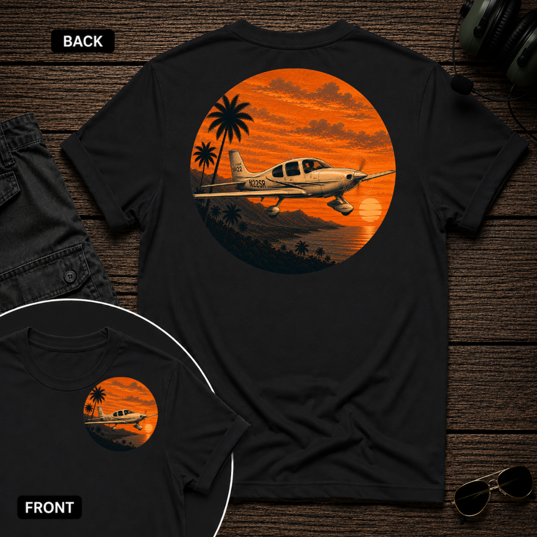 Cirrus Tropic Sunset SS 2 Sided T-shirt