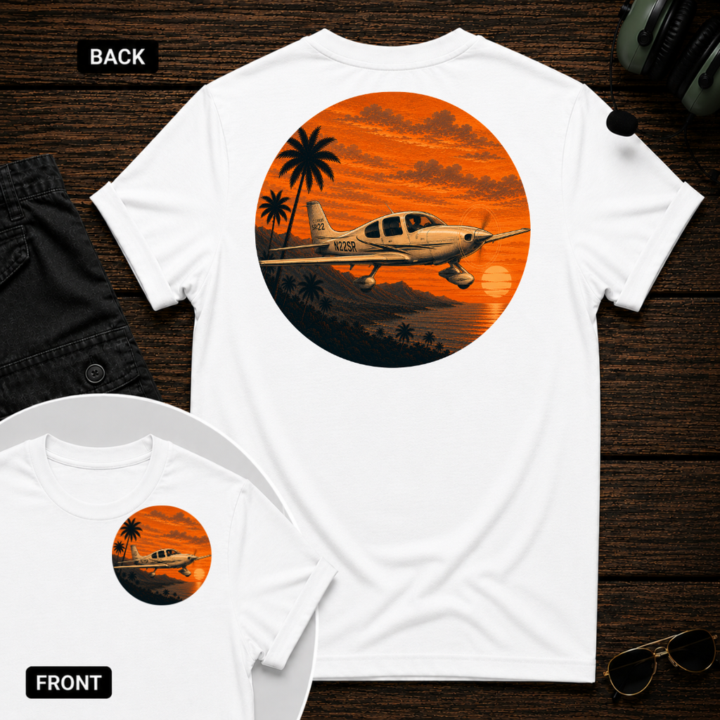 Cirrus Tropic Sunset SS 2 Sided T-shirt
