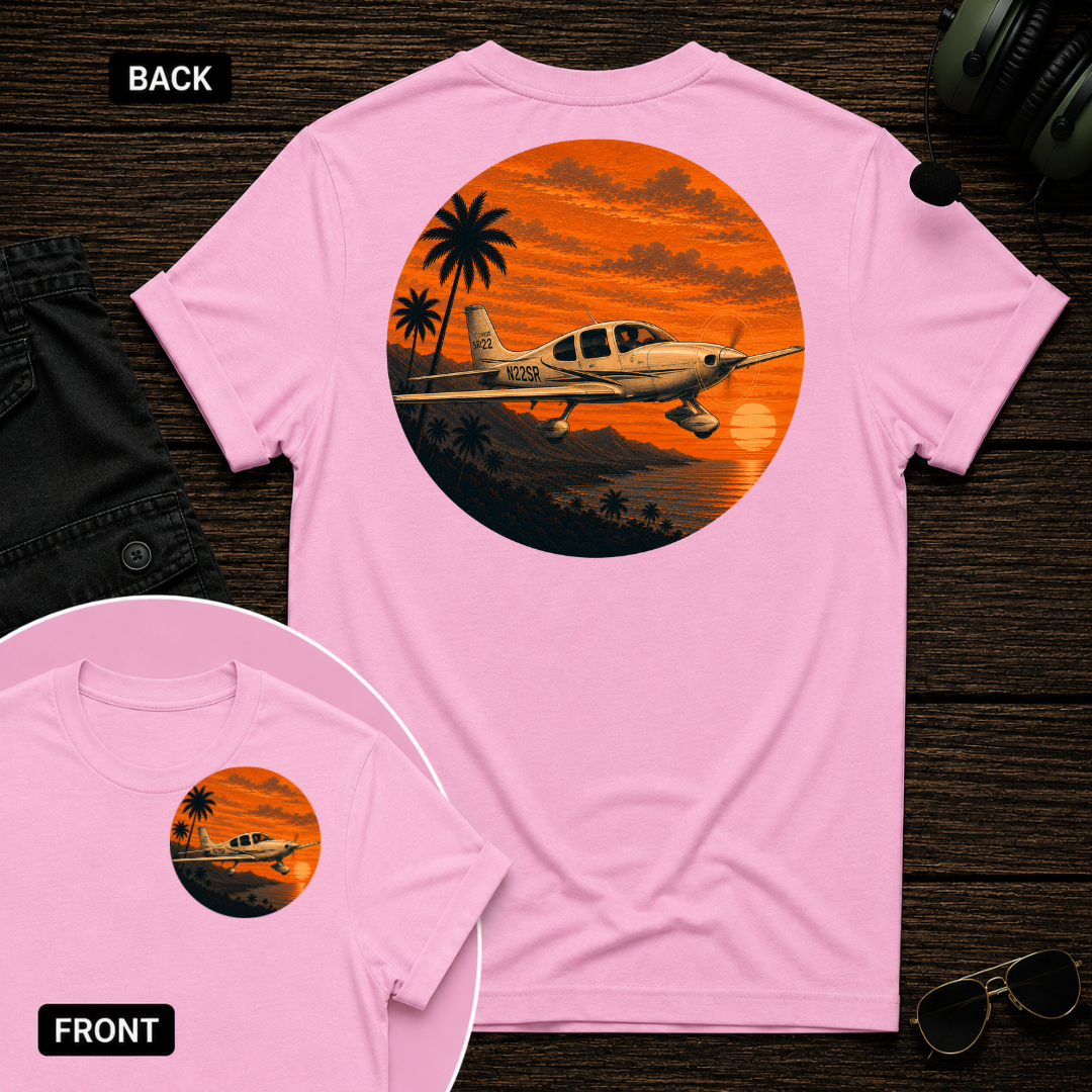 Cirrus Tropic Sunset SS 2 Sided T-shirt