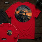 Fighter Pilot Golden Hour SS 2 Sided T-shirt