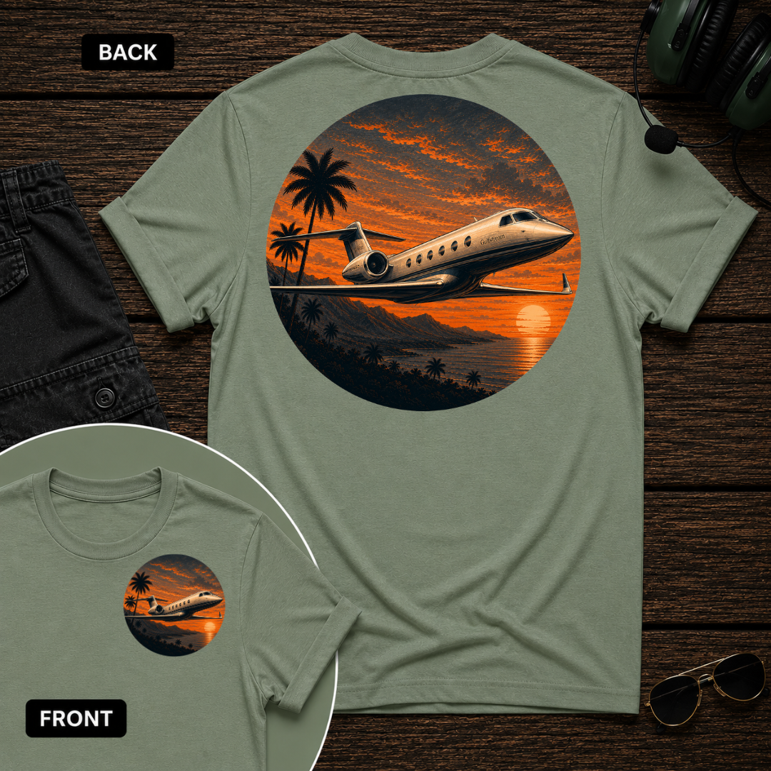Gulfstream Tropic Sunset SS 2 Sided T-shirt