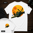 P-51 Tropic Sunset SS 2 Sided T-shirt