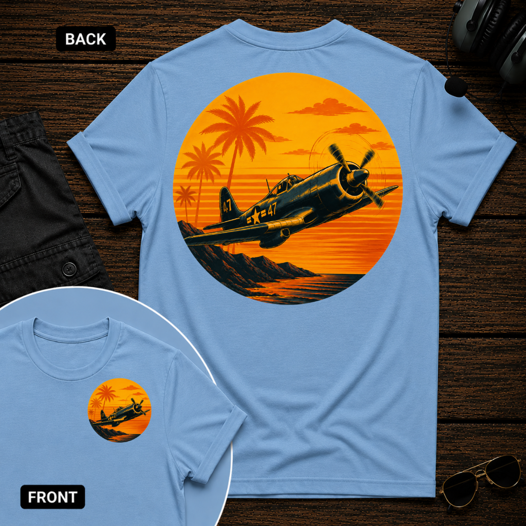 Hellcat Tropic Sunset SS 2 Sided T-shirt