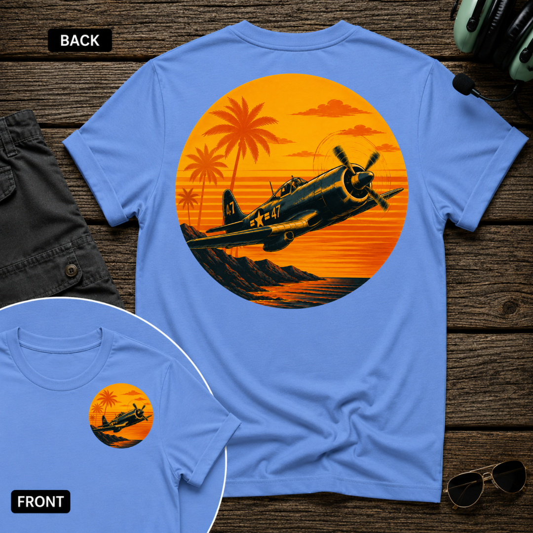 Hellcat Tropic Sunset SS 2 Sided T-shirt