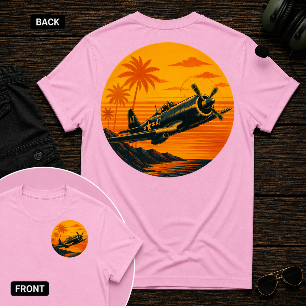 Hellcat Tropic Sunset SS 2 Sided T-shirt