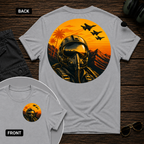 Fighter Pilot Tropic Sunset SS 2 Sided T-shirt