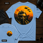 Fighter Pilot Tropic Sunset SS 2 Sided T-shirt