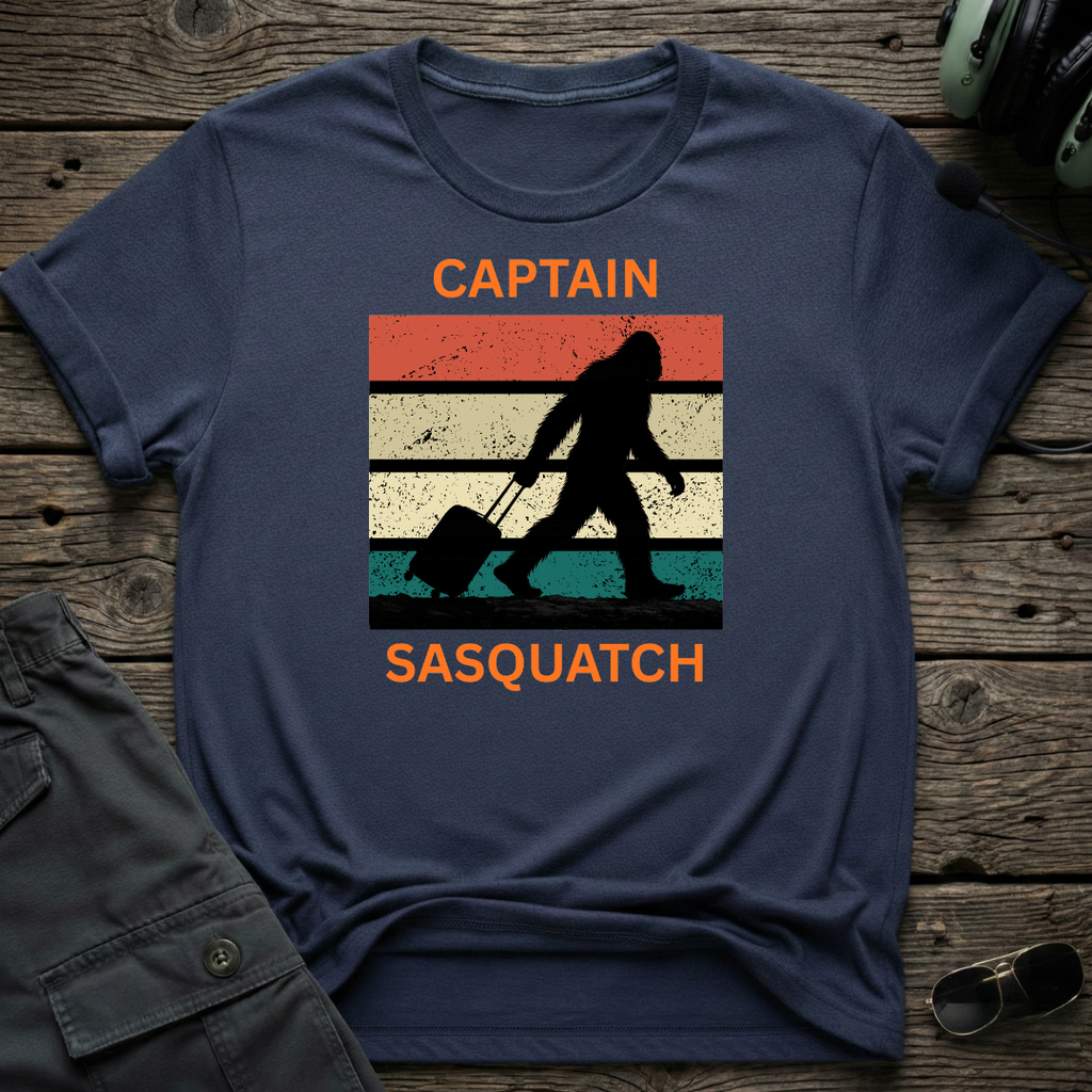 Captain Sasquatch T-shirt