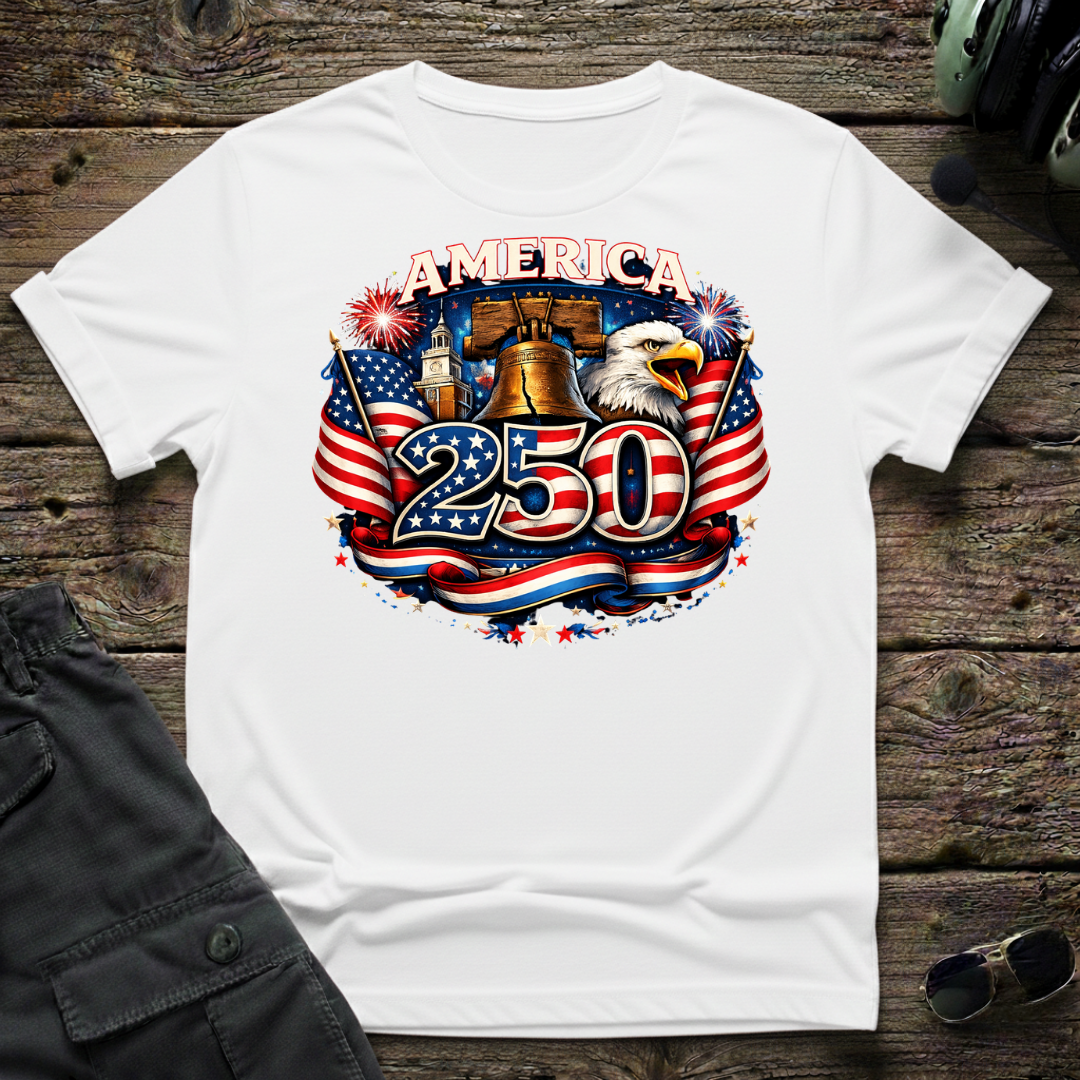 America 250 Fireworks T-shirt