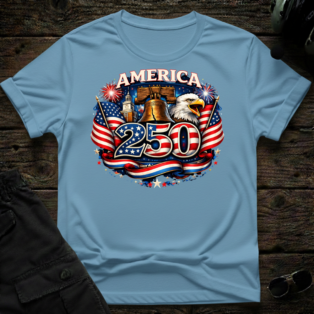 America 250 Fireworks T-shirt