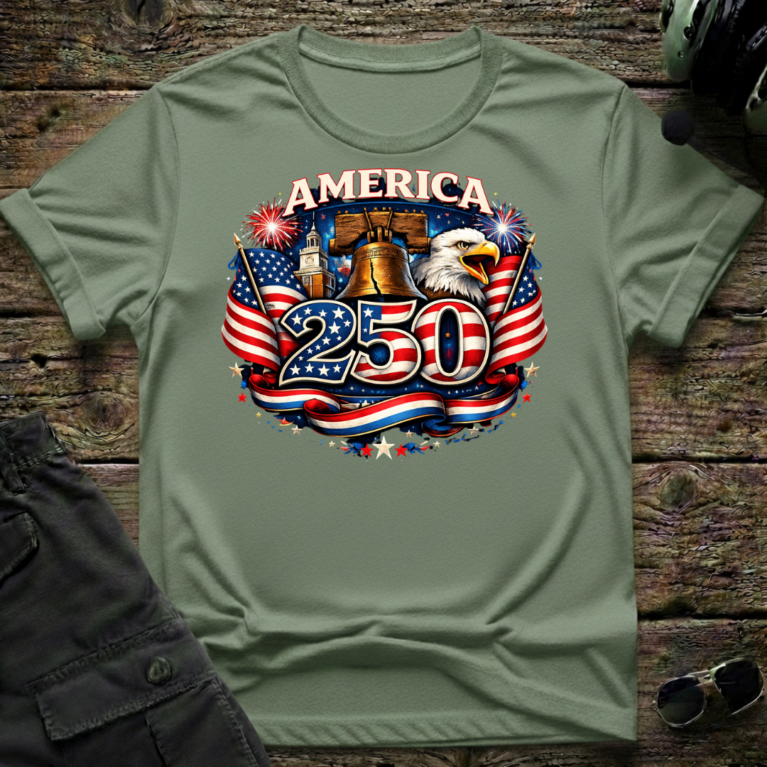 America 250 Fireworks T-shirt