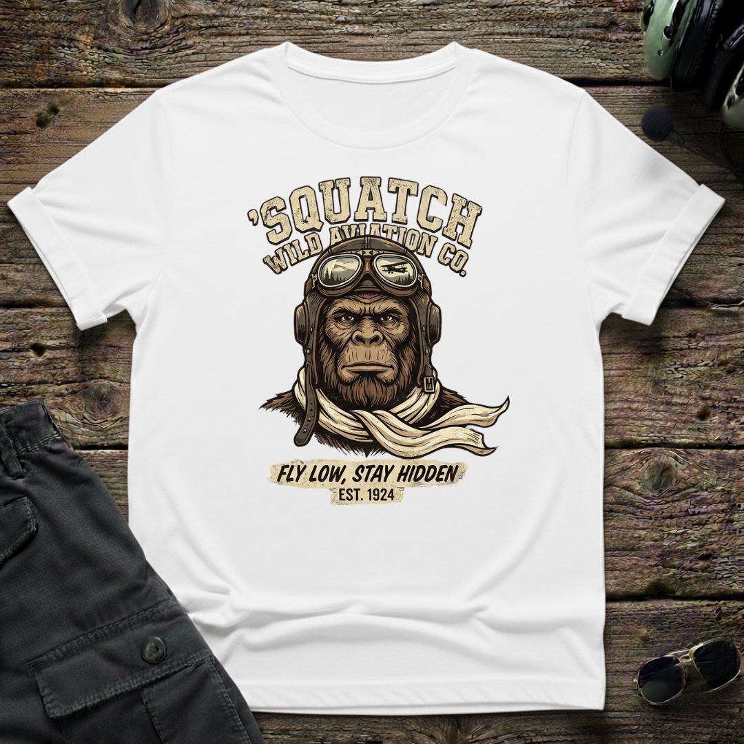 Squatch Wild Aviation Company T-shirt