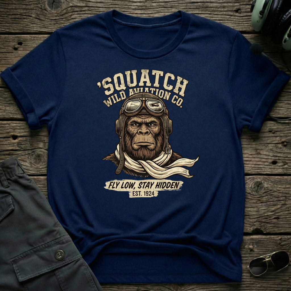 Squatch Wild Aviation Company T-shirt