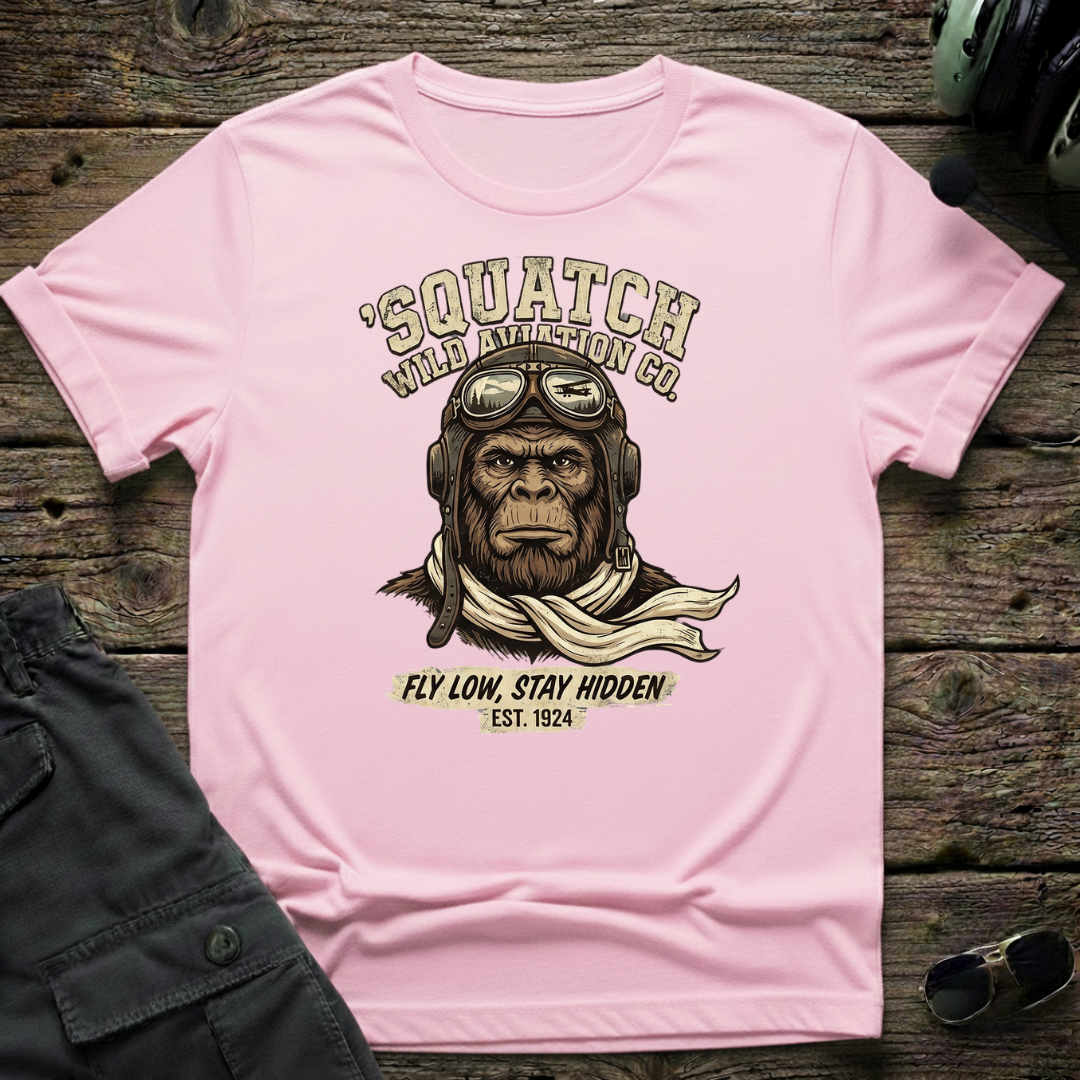 Squatch Wild Aviation Company T-shirt