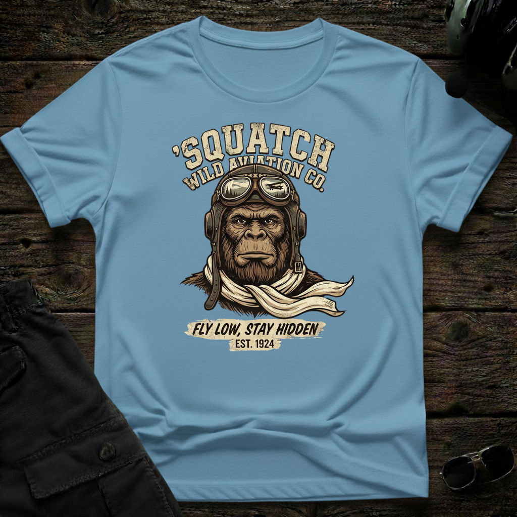 Squatch Wild Aviation Company T-shirt