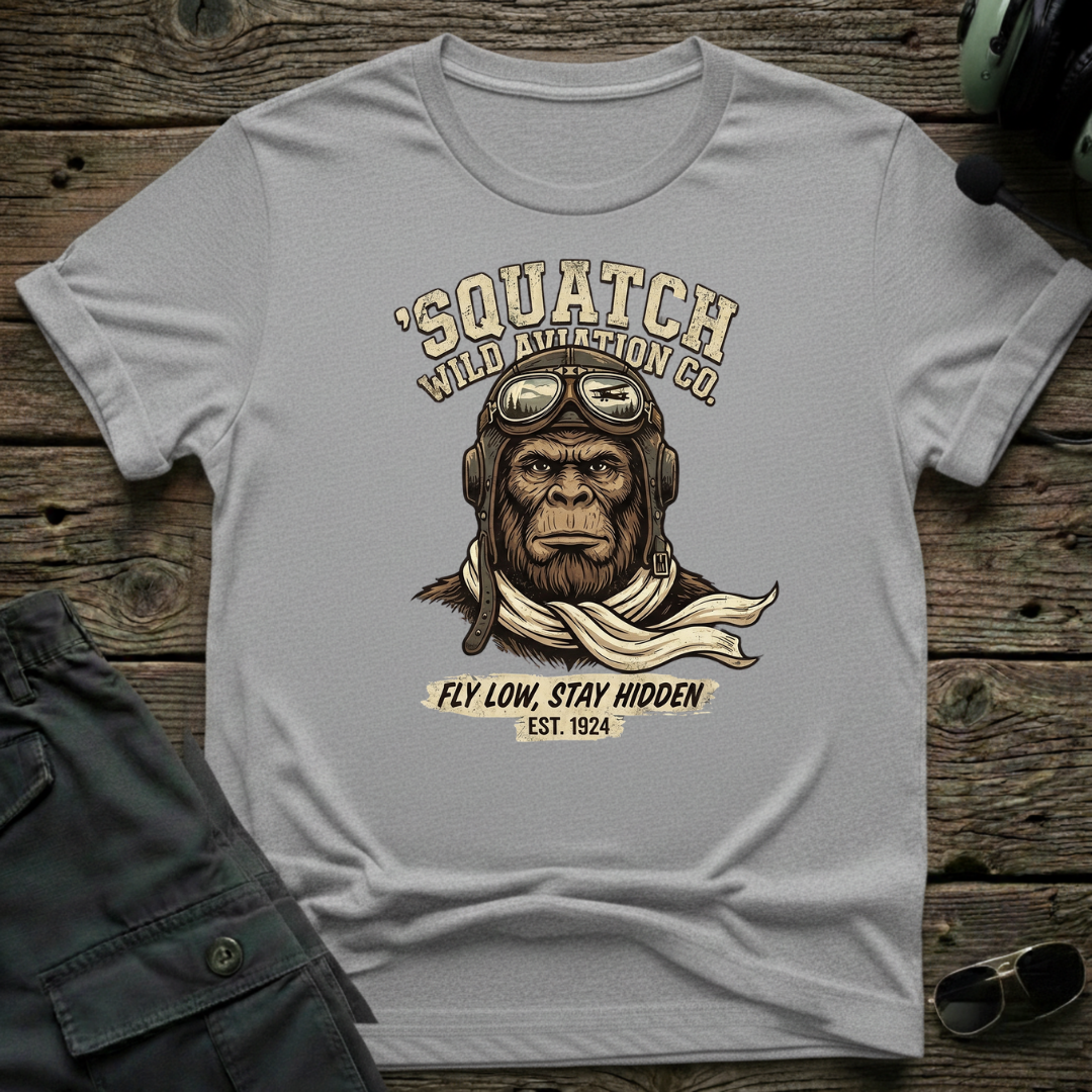 Squatch Wild Aviation Company T-shirt