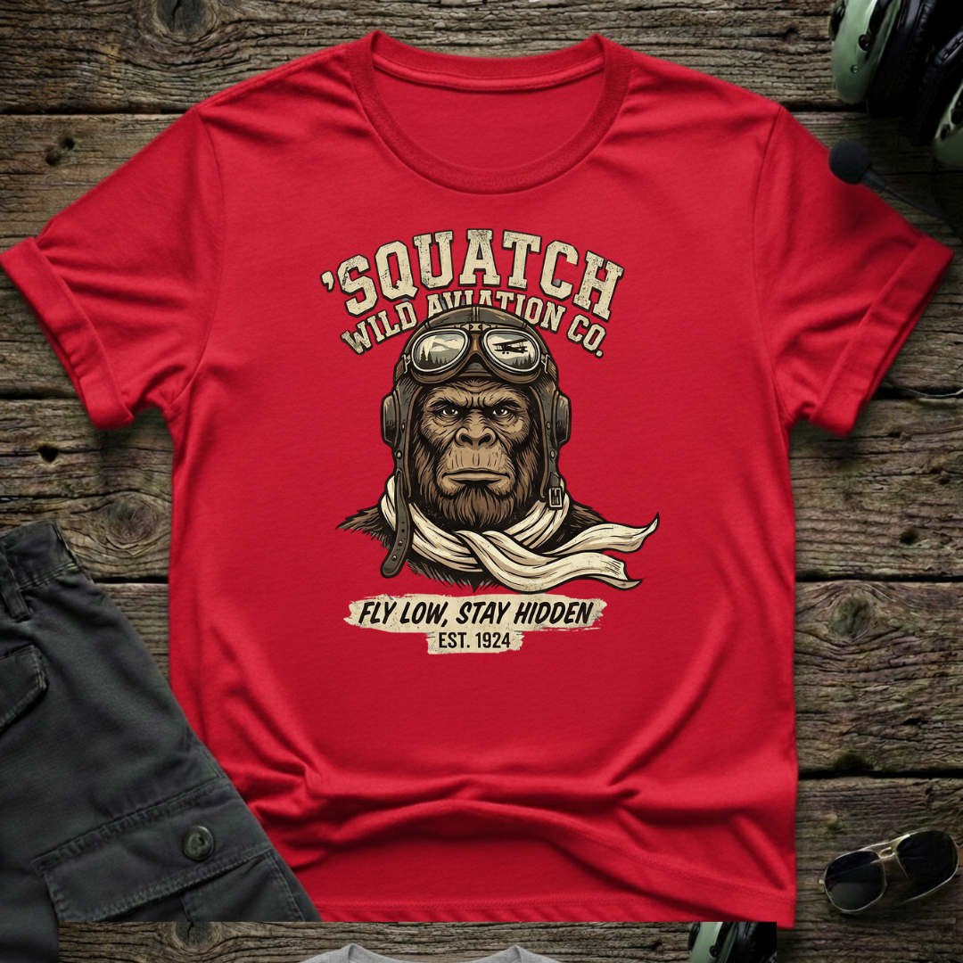 Squatch Wild Aviation Company T-shirt