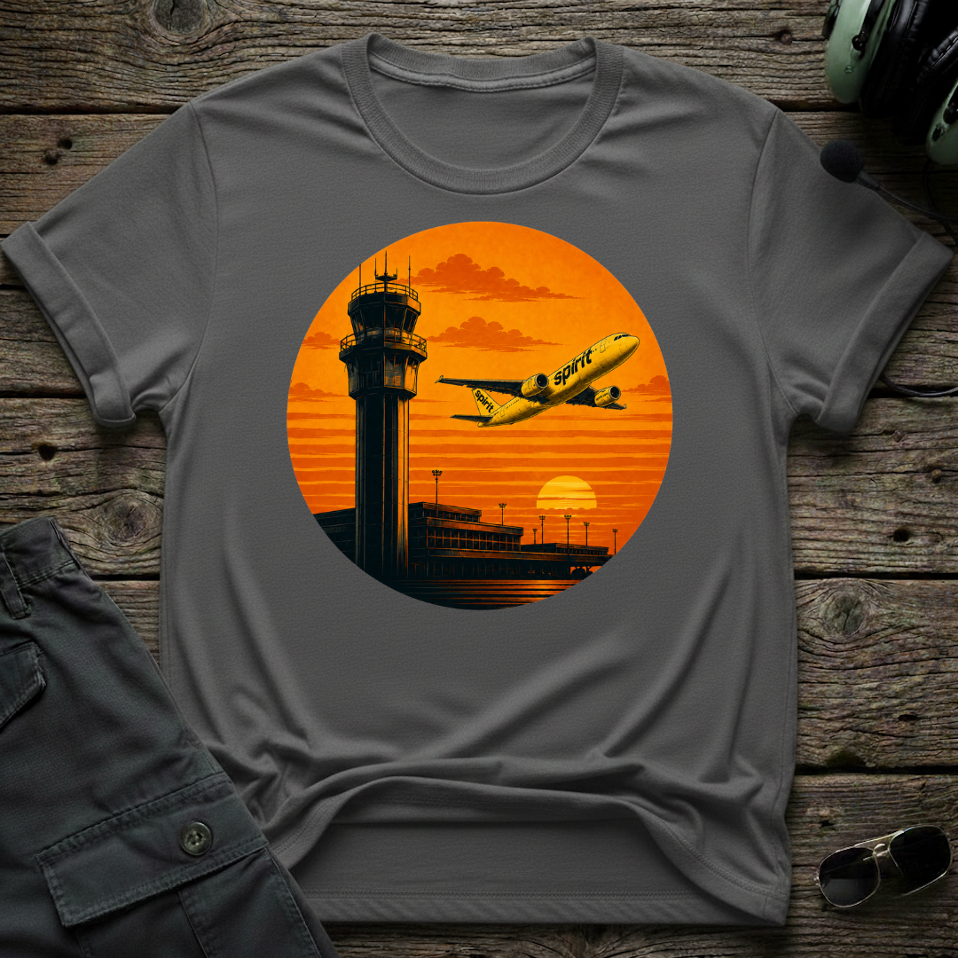 Spirit Airlines Tropic Sunset T-shirt