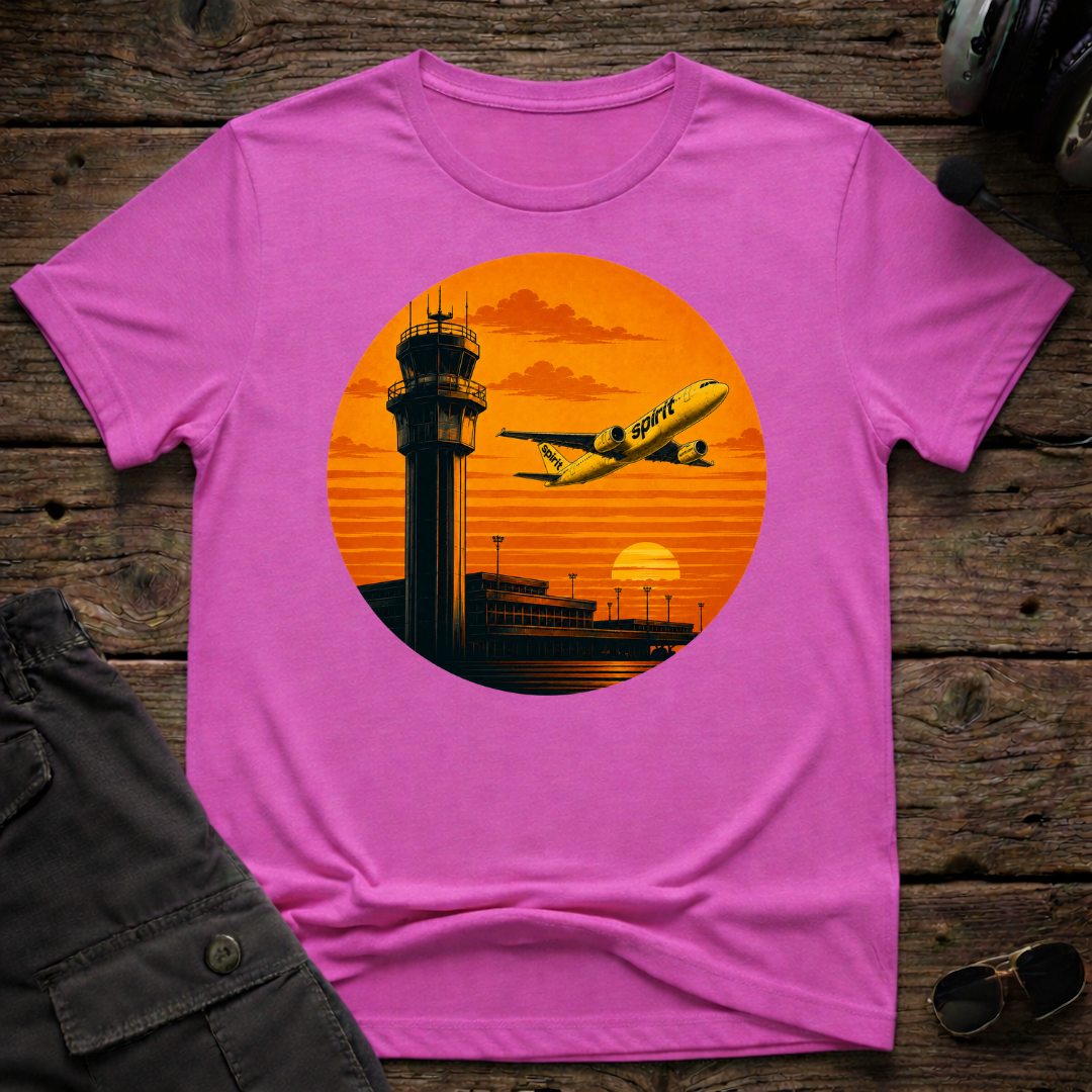 Spirit Airlines Tropic Sunset T-shirt