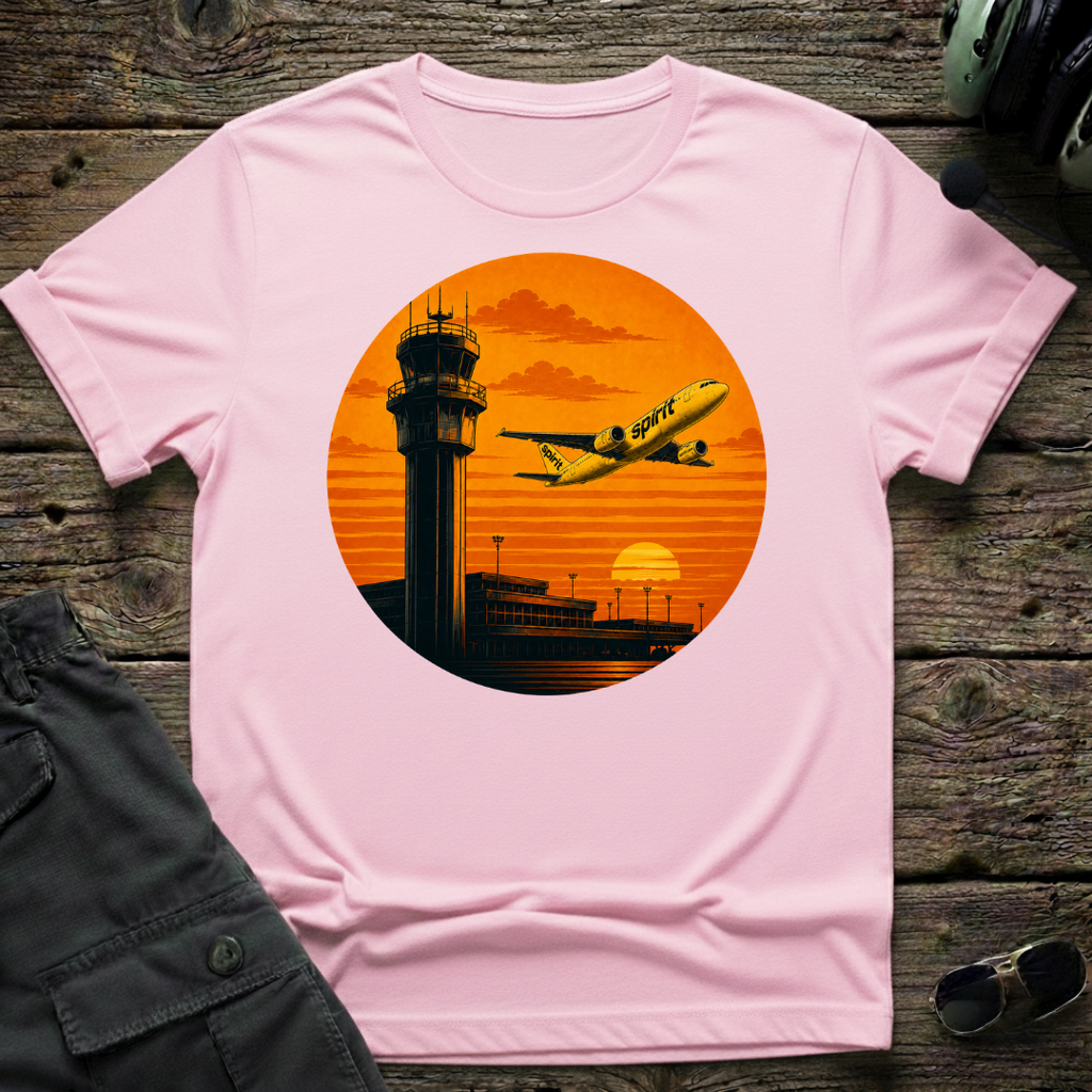 Spirit Airlines Tropic Sunset T-shirt