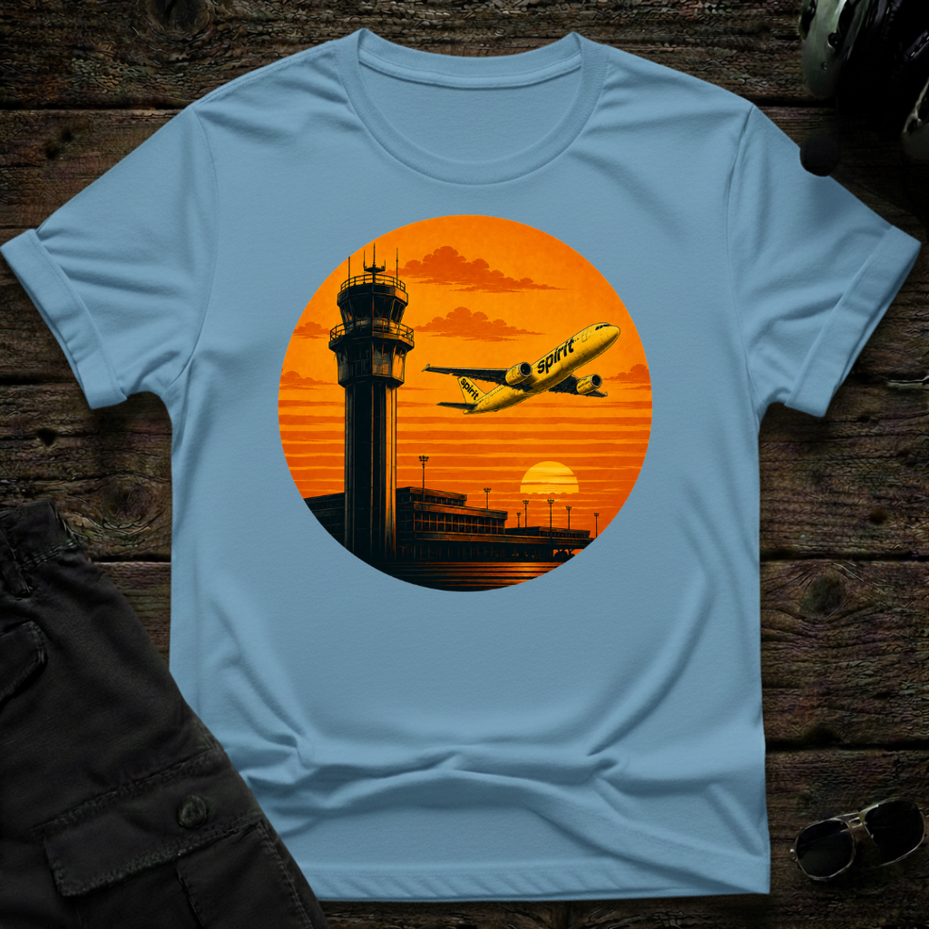 Spirit Airlines Tropic Sunset T-shirt