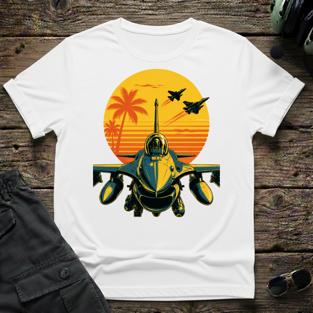 F-16 Tropic Sunset T-shirt
