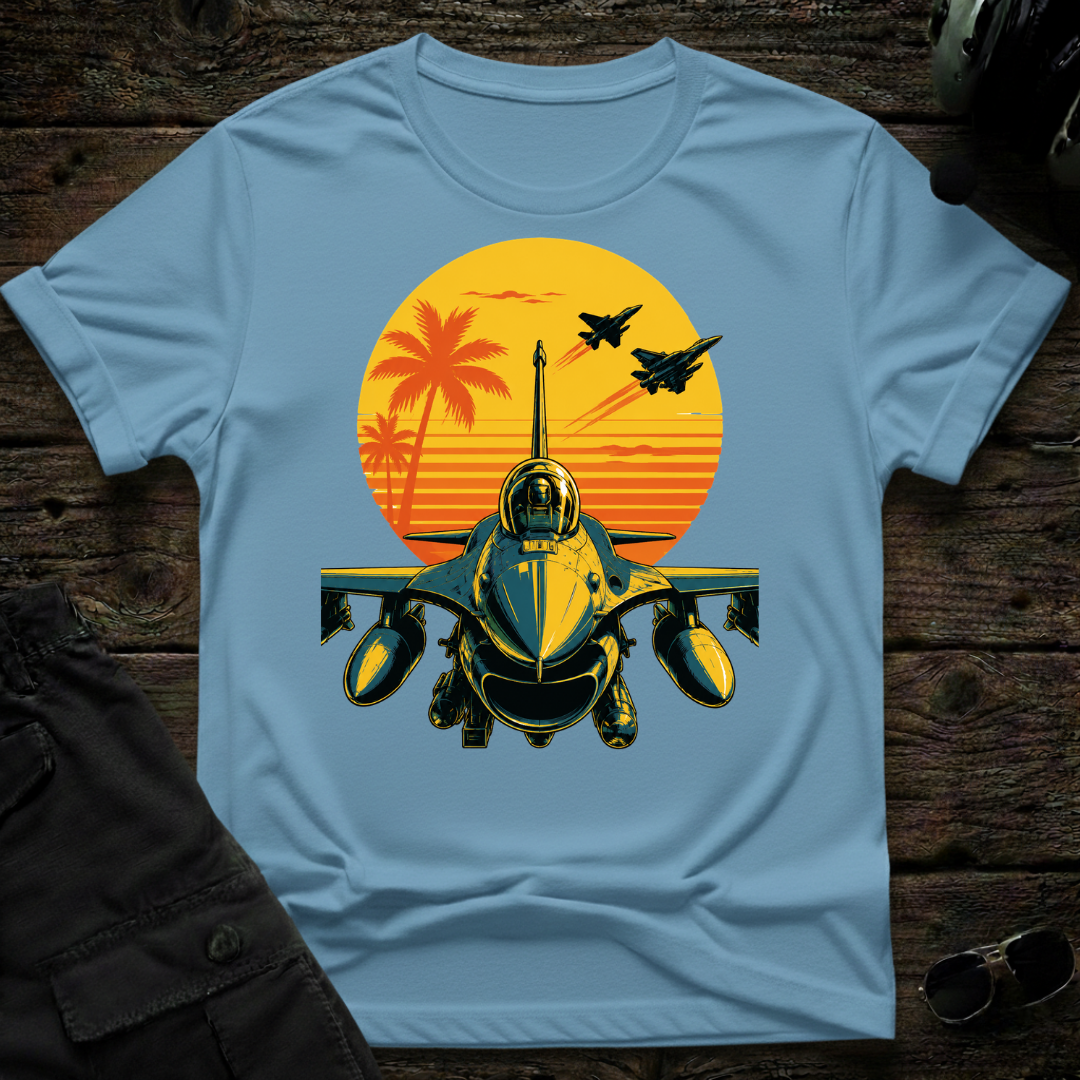 F-16 Tropic Sunset T-shirt
