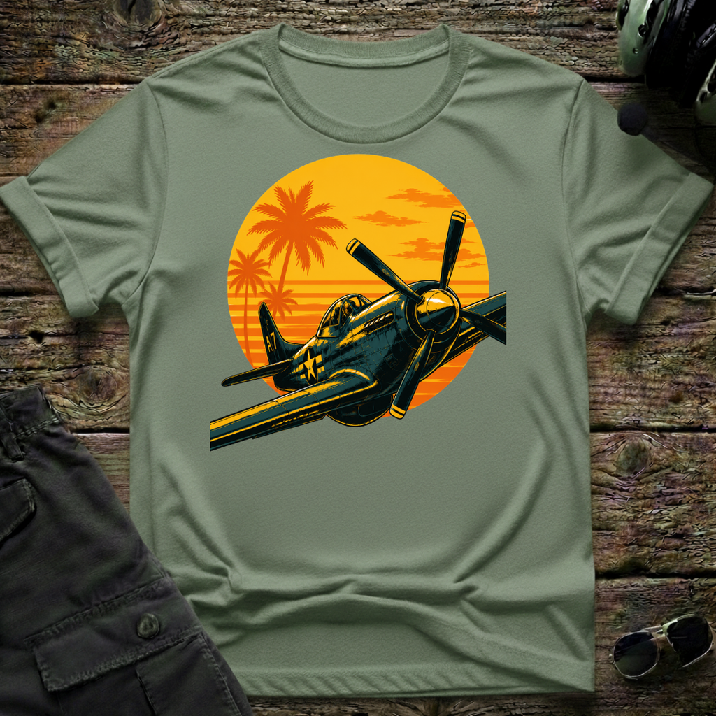 P-51 Tropic Sunset T-shirt