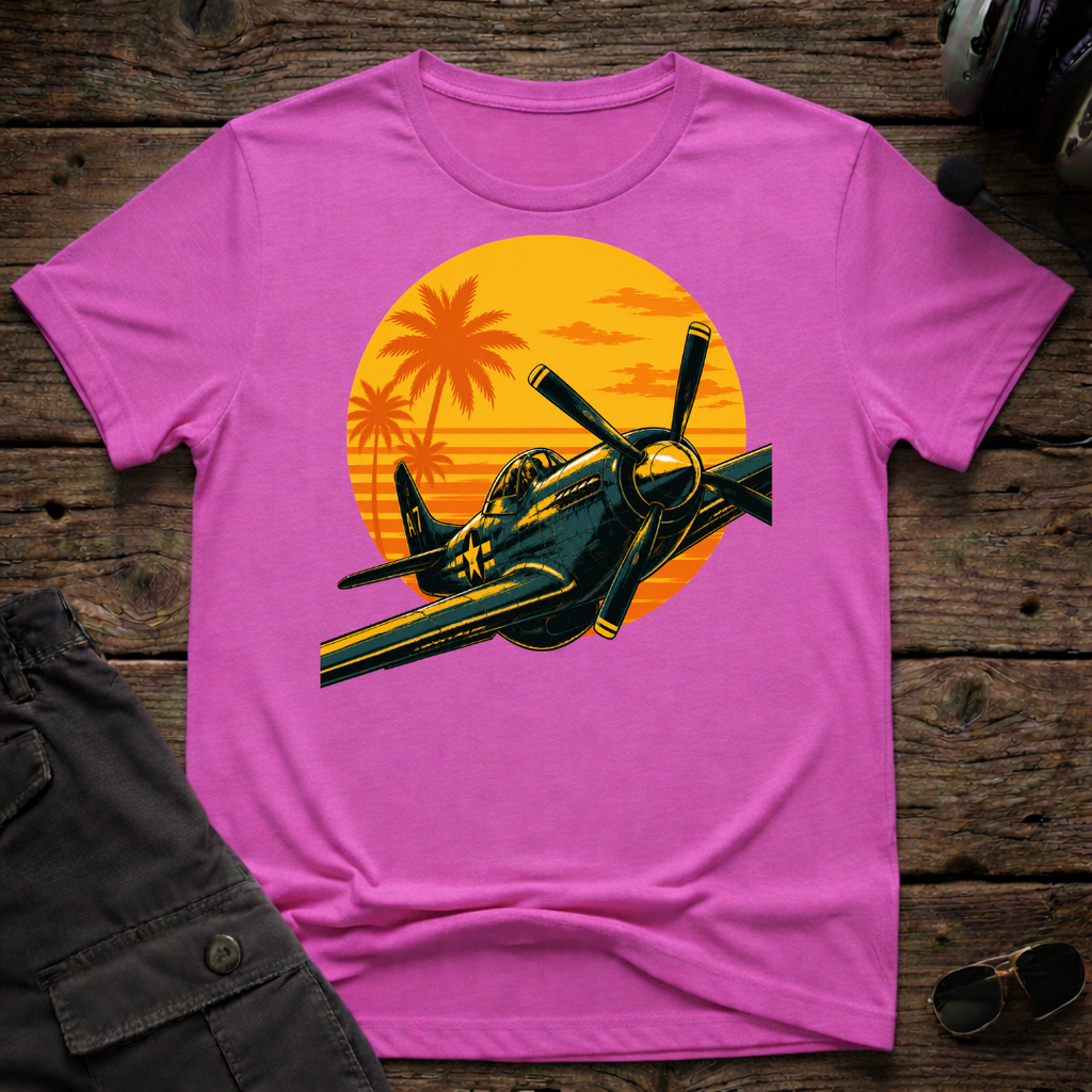 P-51 Tropic Sunset T-shirt