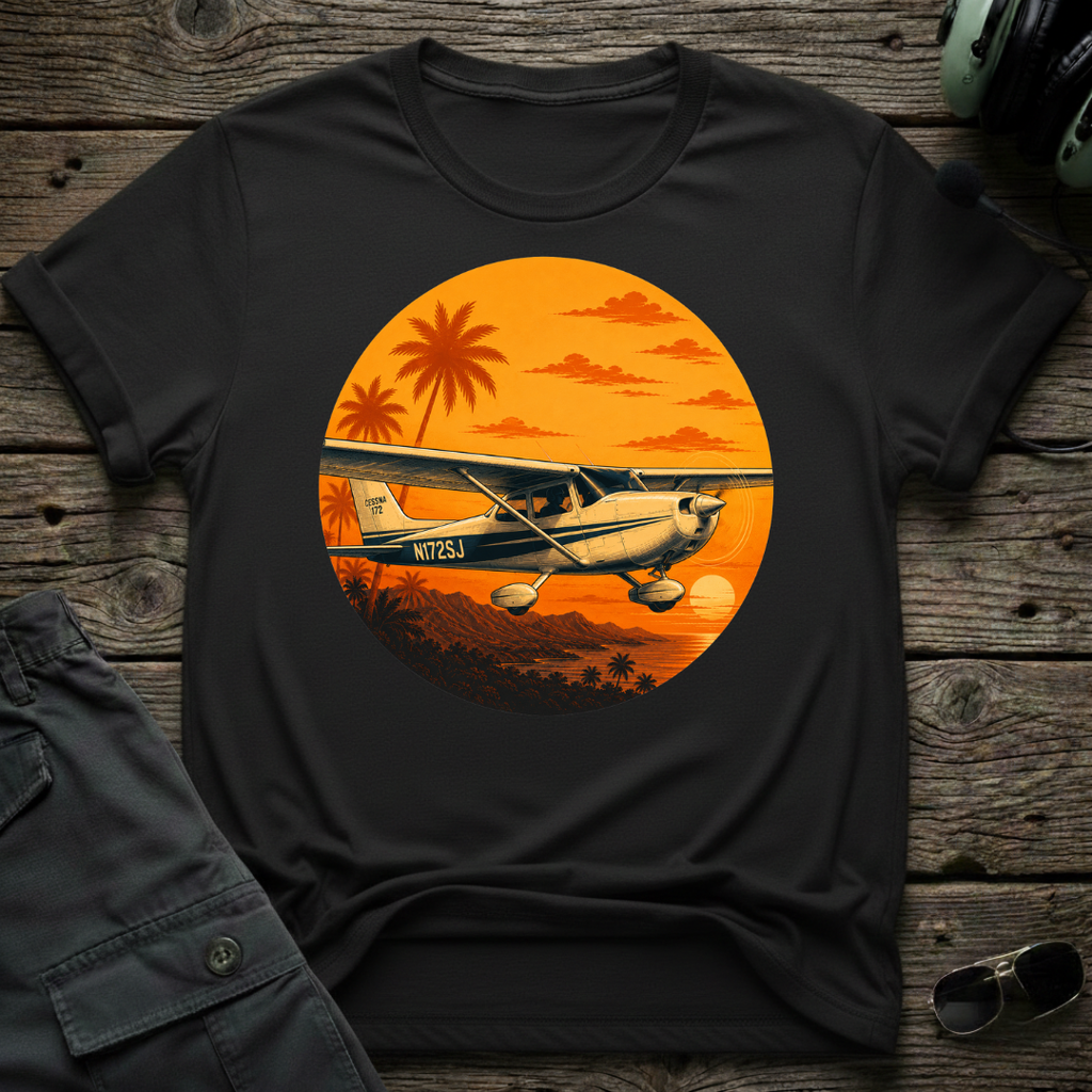 C-172 Tropic Sunset T-shirt