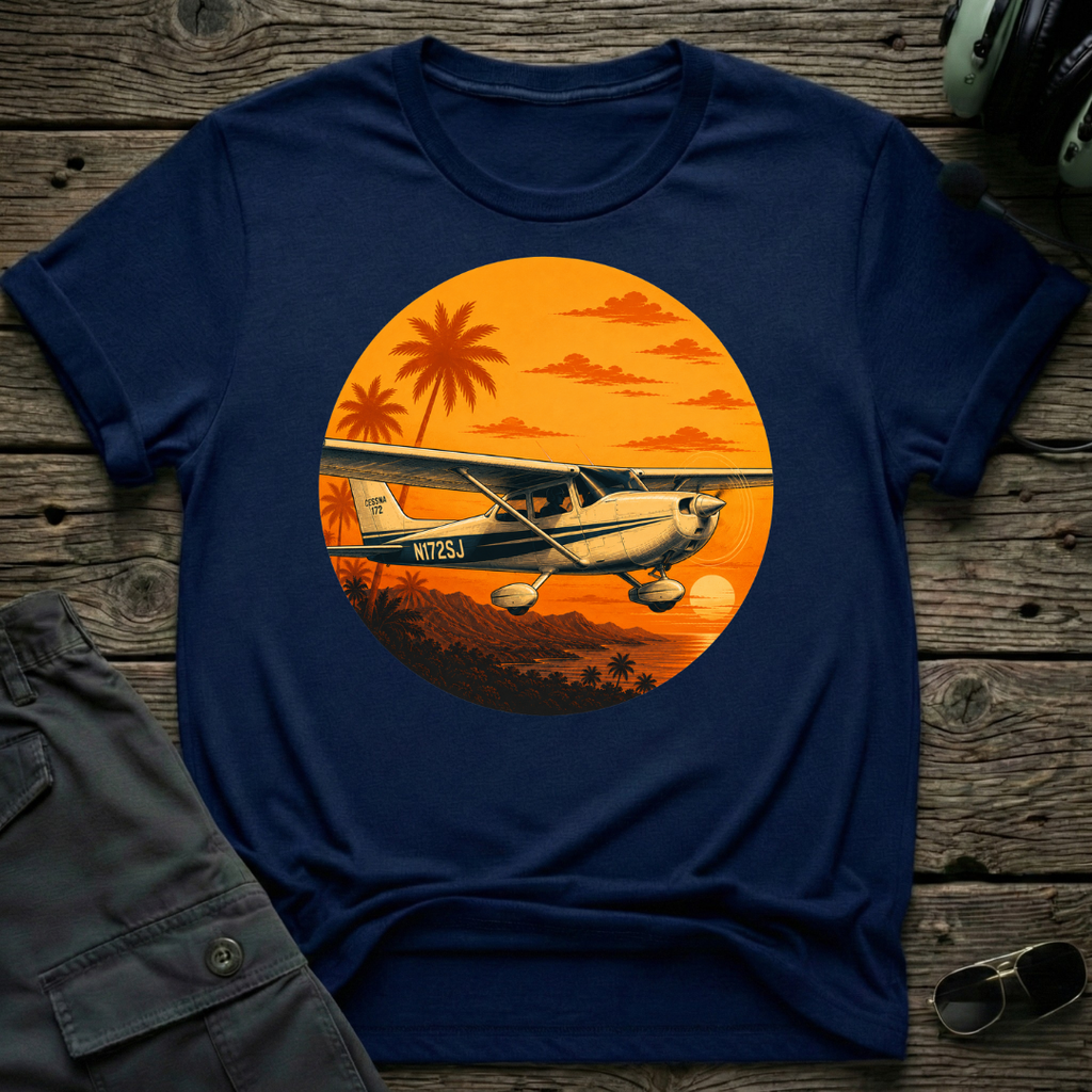 C-172 Tropic Sunset T-shirt