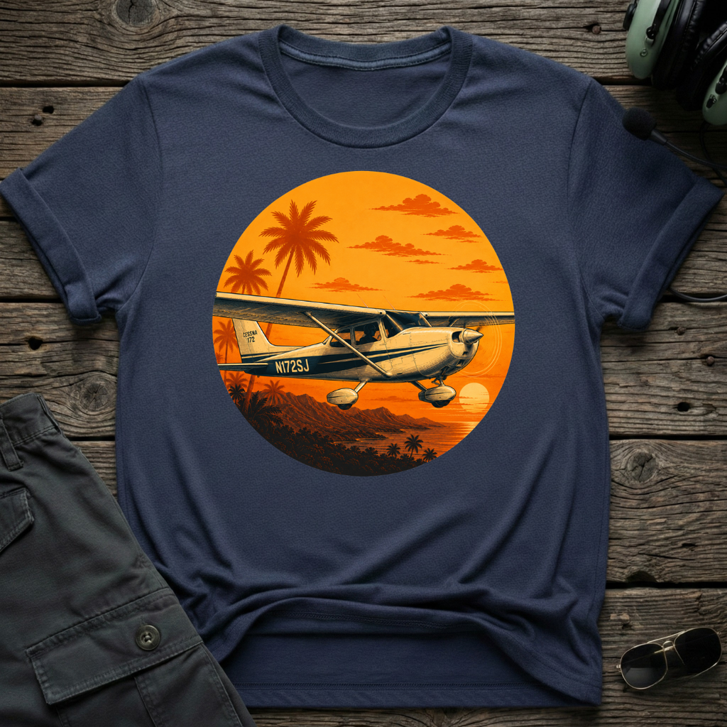 C-172 Tropic Sunset T-shirt
