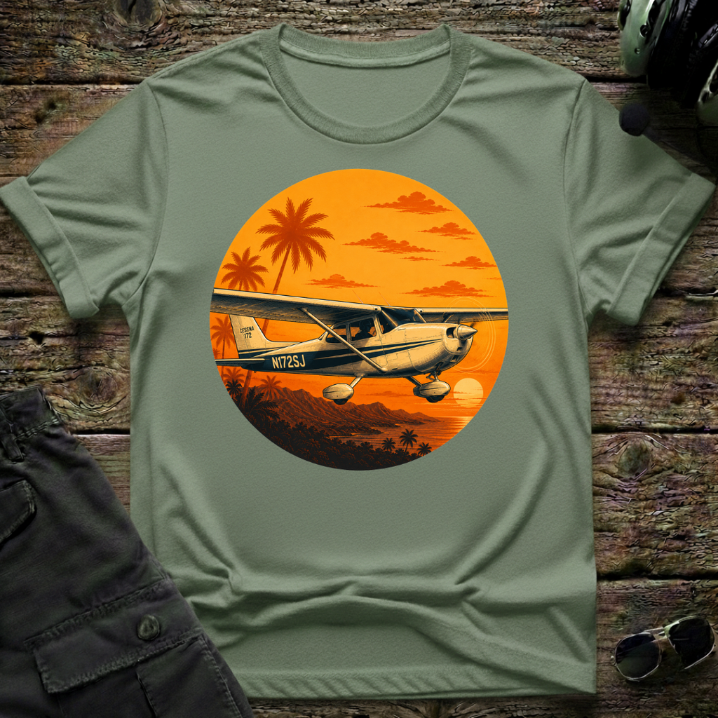 C-172 Tropic Sunset T-shirt