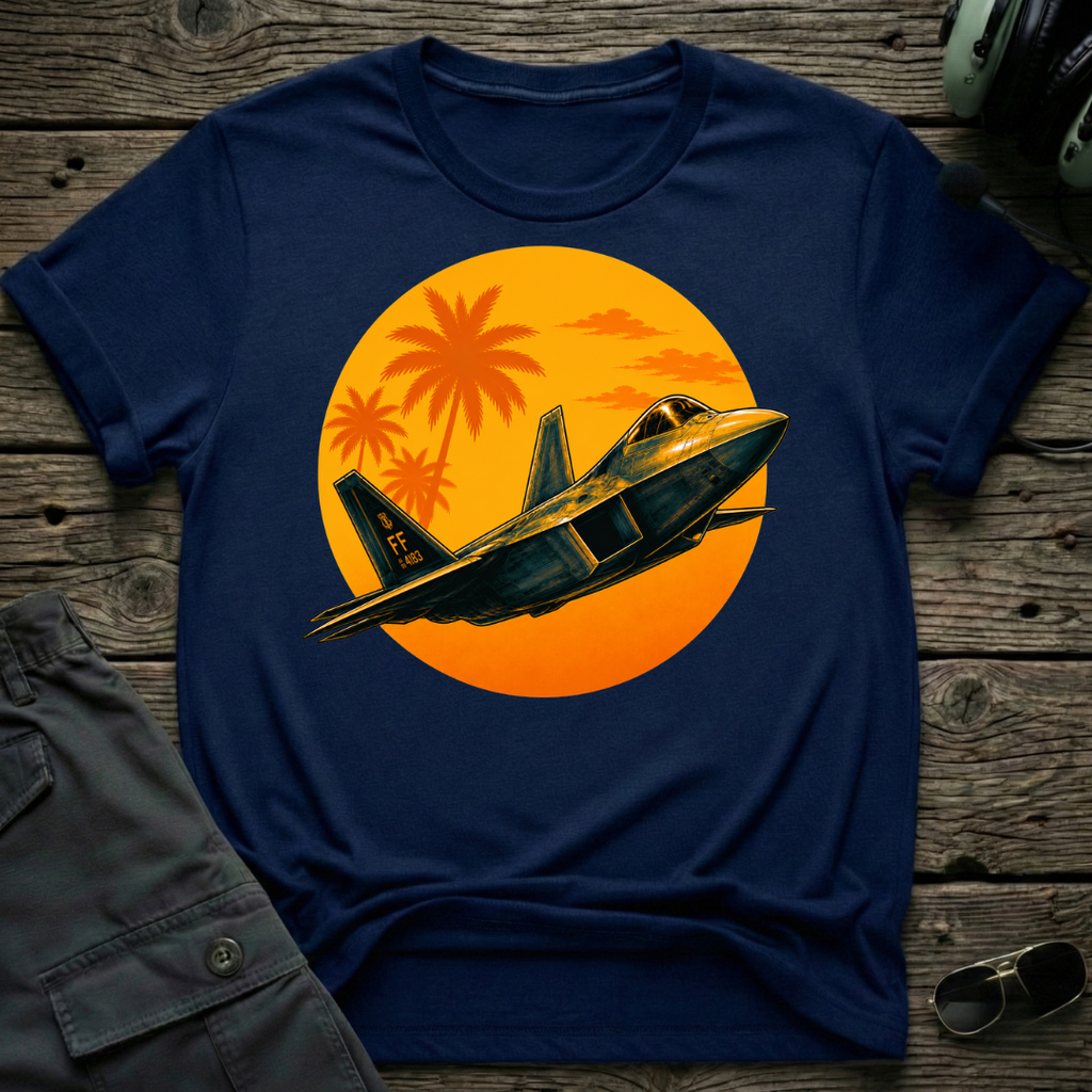 F-22 Tropic Sunset T-shirt