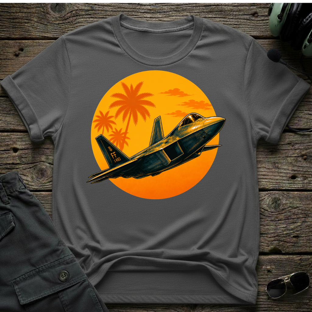 F-22 Tropic Sunset T-shirt